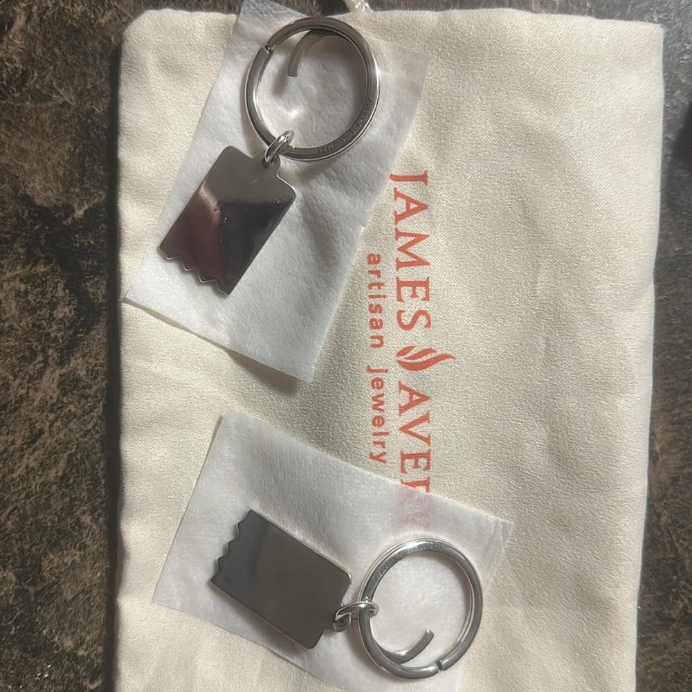 James Avery Inspirational Silver Key Holders - Picture 4 of 4